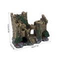 thumbnail image 1 of Adorno De Castillo No Tóxico, Decoración De Paisaje, Accesorios Decorativos Para Peceras Pequeñas Para Acuario, Ruinas De Castillos De Peceras, 1 of 7