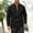 Black, variant on Men's Classic Bomber Jacket with Arm Patch, Full Zip Baseball Collar Casual Coat, Business Casual Outerwear with Zipper Pockets for Work Daily Black L