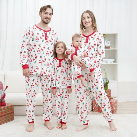 

Christmas Pajamas Family Matching Xmas Matching Pjs for Men Women Boy Girl Toddler Baby