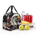 thumbnail image 4 of Naloa Retro American Eagle A Print Lunch Box for Women Men,Insulated Lunch Bag,Lunchbox,Thermal Leakproof Cooler,Reusable Lunch Tote Bag for Work School Travel Picnic, 4 of 7