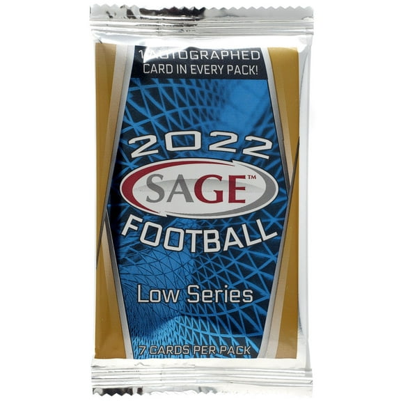 NFL 2022 Low Series Football Trading Card HOBBY Pack (7 Cards)