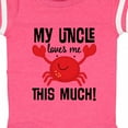 thumbnail image 4 of Inktastic Uncle Loves Me Childs Crab Boys or Girls Baby Bodysuit, 4 of 5