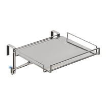 Tineasur Space Saving Kitchen Cabinet Door Hanging Shelf Metal Organizer