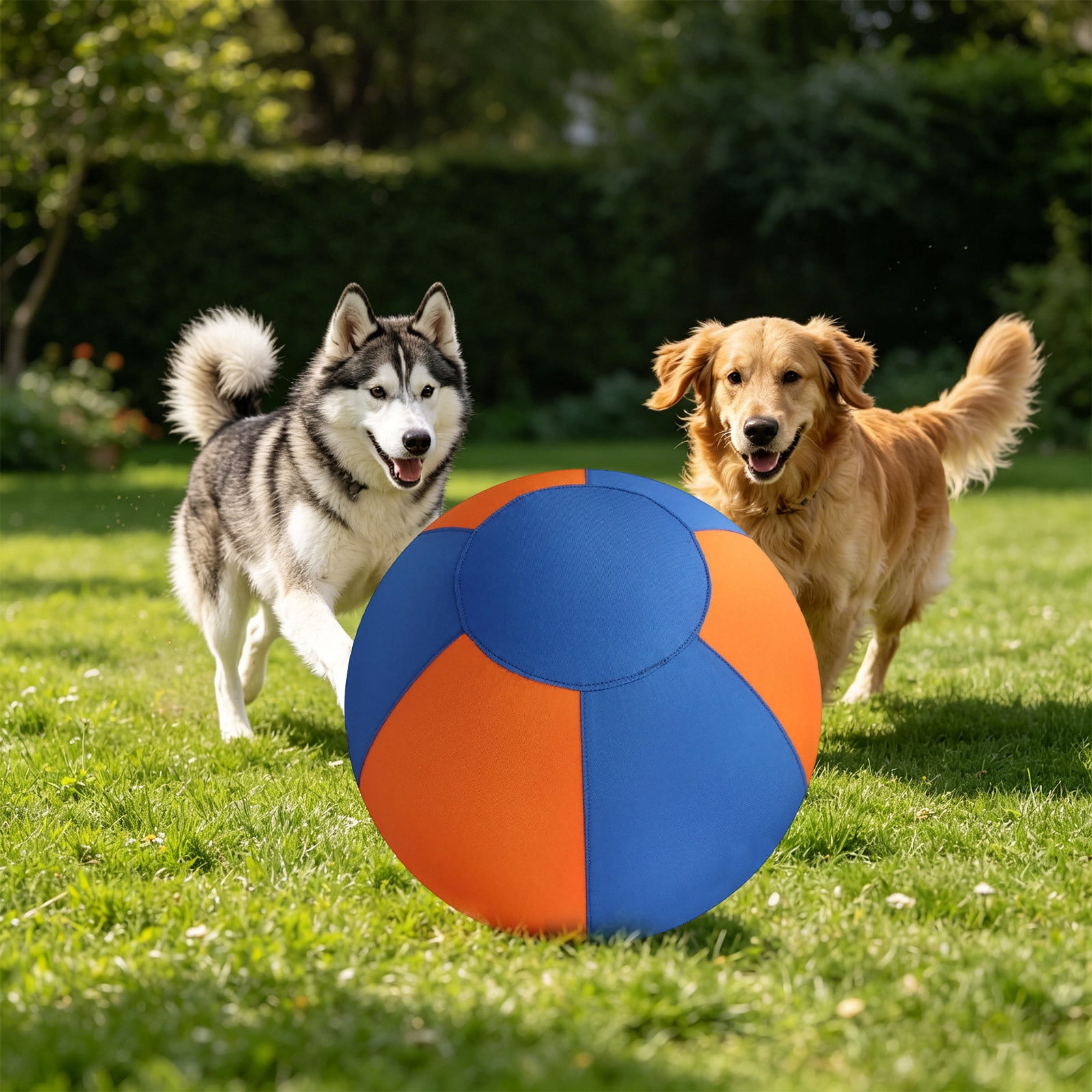 Herding Ball for Dogs, Durable Giant Dog Ball for Australian Shepherd, Cattle Dog, Border Collie for Outdoor Play S