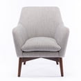 thumbnail image 3 of Paris Accent Chair in Sea Oat Beige Polyester Performance Fabric, 3 of 13