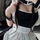 thumbnail image 4 of Disfraz de mucama para mujer, ropa de cosplay, vestido de manga corta, ropa de cosplay, vestido de poliéster para mujer, 4 of 7