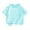 Light Blue, variant on Kids T Shirts Toddler Baby Boy Girls Casual Multicolor Stripe Print Short Sleeve T Shirt Tops Clothes (Gold,4Y)