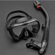 thumbnail image 4 of Tubo de snorkel Gafas de snorkel anti-nóvega anti-nibustible para snorkeling con tubo de snorkel seco para snorkeling buceo, 4 of 7