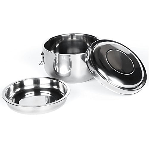 Onyx 18/0 Stainless Steel Double Walled 2Layer Food Storage Container