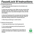 thumbnail image 3 of FaucetLock III - Water Spigot Faucet Lock for Hose Bibb - Keyed Randomly - 1CT, 3 of 5