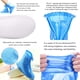 thumbnail image 2 of Fundas impermeables para zapatos para lluvia, fundas antideslizantes para zapatos con control de arena, botas de nieve reutilizables con suela de goma de PVC (XL, azul), 2 of 5