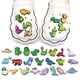 thumbnail image 2 of Popular 1 pieza de joyería dinosaurio original jibbitz zapatos de cocodrilo joyas zuecos sandalias DIY alfileres decoran regalos para niños sanos Gao Jiahui unisex, 2 of 2