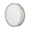 thumbnail image 3 of F9915-80-1-4K-Sunset Lighting-14 Inch 26W LED Flush Mount  Bright Satin Nickel Finish with Etched, 3 of 4