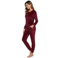 thumbnail image 4 of Purcoar Tracksuit Sets for Women 2 Piece Sweatshirt Tracksuits Sportswear Velour Baseball Jersey with Pocket, 4 of 5