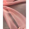thumbnail image 2 of Sheer Organza Fabric by the Yard for Sewing Fashion Wedding Dress DIY Event Decorations, 60’’ Wide Sparkle Silky Crystal Organza Fabric (Coral, 50 Yard), 2 of 5