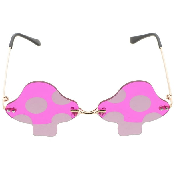 1 par de gafas de sol sin borde para la fiesta de la fiesta anteojos de solas gafas de sol de moda
