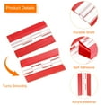 thumbnail image 4 of Uxcell 2Pack 100x42mm Acrylic Hinges Self Adhesive Clear Continuous Piano Folding Hinge, 4 of 6