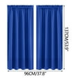 thumbnail image 4 of Begzeat Blackout Curtains for Bedroom，Thermal Insulated 100% Blackout Curtains for Bedroom with Black Liner, Double Layer Full Room Darkening Noise Reducing Grommet Curtain (Beige), 4 of 7