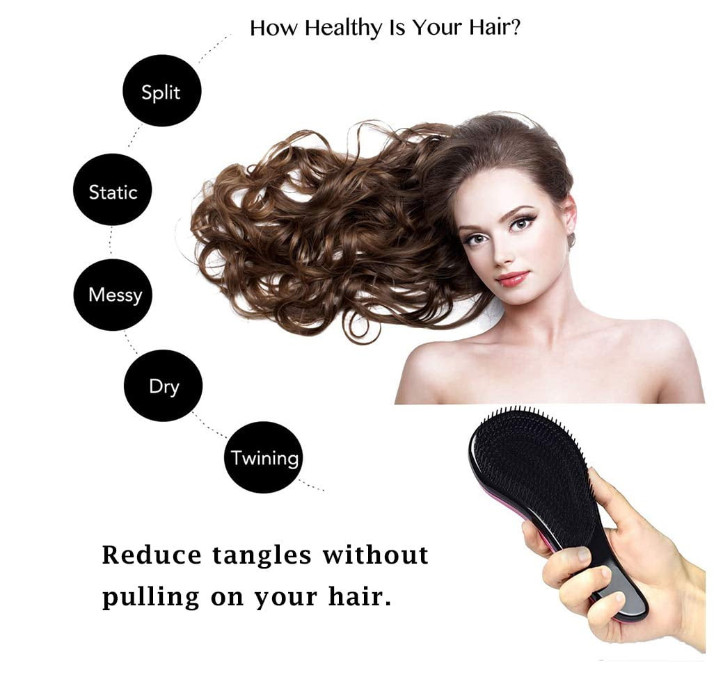 Knots In Your Hair: Causes, Treatment, Prevention, And Products | 2pcs  Detangling Hair Brush Set, Effective Detangle Human Hairs Comb For Women,  Girls, Men And Boys Use In Thin, Thick, Curly, Straight,