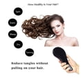 thumbnail image 3 of Juego de 2 cepillos para desenredar el cabello, peine eficaz para desenredar el cabello humano para mujeres, niñas, hombres y niños: utilícelo en cabello fino, grueso, rizado, liso, húmedo y seco Ormromra HMHZ387, 3 of 4