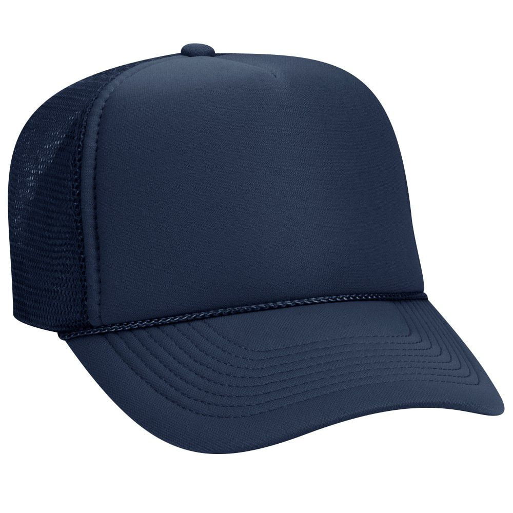 Otto Cap Polyester Foam Front Five Panel Pro Style Mesh Back Caps - Hat / Cap for Summer, Sports, Picnic, Casual wear and Reunion etc - image 1 of 2