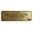 Brushed Gold, variant on Signs ByLITA Standard Reckless Driver Certificate Sign (Black /Gold) - Small