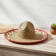thumbnail image 6 of Hsqqdc Adult Woven Straw Sombrero, Wide Brim Mexican Hat for Outdoor Events, 6 of 7