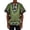 Army Green, variant on African Dashiki T-Shirt, Plus Size Unisex Cotton Short Sleeve Loose Tunic for Men & Women