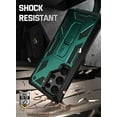 thumbnail image 2 of Poetic Spartan Case for Samsung Galaxy S23 Ultra 5G 6.8 inch, Full Body Rugged Case with Kickstand, Metallic Green, 2 of 5