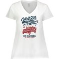 thumbnail image 3 of Inktastic Off Road Women's Plus Size V-Neck T-Shirt, 3 of 5