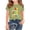 Green, variant on Fatuov Kids Back to School Shirts Short Sleeve Summer Graphic Tees for School Funny Print Crew Neck Breathable T-Shirt 9-10 Years, Yellow