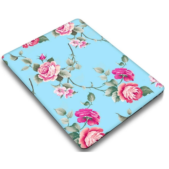 KSK KAISHEK Hard Shell Case Cover Compatible with Early 2015/2014/2013/Late 2012 Released Old MacBook Pro 13 inchs with Retina Display No Touch + Black Keyboard Cover Model: A1425 A1502 Flower 104
