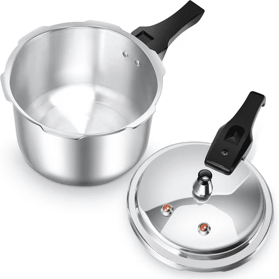 Aluminum Pressure Cooker, 7.5 QT Aluminum Pressure Cooker Cooking Various Foods For Gas Stove Induction Cooker