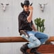 thumbnail image 5 of Adult Black Cowboy Hat, 5 of 5