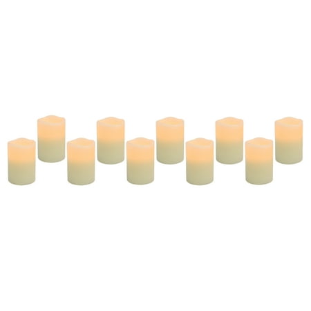 Flameless 2.8in LED Votive Candles, 10-Pack - Walmart.com