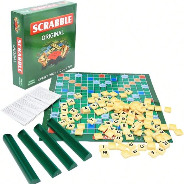 Juego de mesa HONGLI para 2-4 jugadores alfabeto solitario
