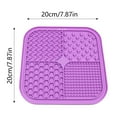 thumbnail image 2 of Interactive Slow Feeder Bowl for Dogs and Cats with Suction Cups Spatula and Cleaning Brush for Anxiety Bathing Training, 2 of 4