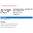 thumbnail image 2 of Fuel Injection Harness - Compatible with 2005 - 2008 Ford F650 2006 2007, 2 of 2