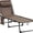 Brown, variant on Chaise Lounge Chair Outdoor, 5-Position Adjustable Sun Tanning Chair with Carrying Handle and Side Pocket, Folding Bed Cot with Removable Pillow for Garden, Beach, Patio, Pool, Camp, Black