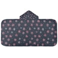thumbnail image 5 of Yayeee Kids Hooded Towel with Hand Pockets Beach Soft Absorbent Bath Wrap 50 x 23.5 inch, Red Fireworks Pattern, 5 of 5