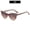 C2-Khaki leopard print with transparent double tea-colored lenses, variant on European and American fashion cat-eye hip-hop trendy street style personalized sunglasses for hot girls, outdoor sun protection women's sunglasses, stylish and versatile