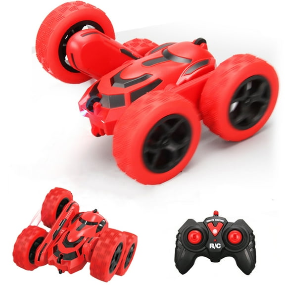 RC Stunt Cars Remote Control Car Double-Sided Driving 360-degree Flips Rotating Car Toy