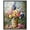 Black Frame, variant on Chromatic Corolla High-Gloss Frameless Acrylic Glass Wall Art Glam Farmhouse Art by Art Remedy, Ready to Hang, 16 x 20