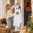 thumbnail image 6 of Halloween Decorations Ghost Hanging Decoration, 35.4 In Light Up or Unlit Ghost Ornament, Battery Operated Warm Light, Halloween Porch Yard Party Decor, 6 of 8