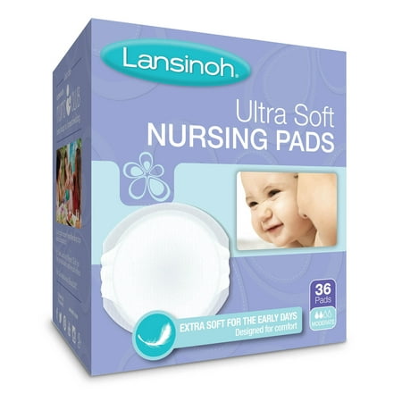 Lansinoh Disposable Stay Dry Nursing Pads, 36 Count