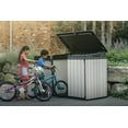 thumbnail image 5 of Keter Elite Store Outdoor Storage Shed 4.6 by 2.7 Foot, Deco Grey, 5 of 5