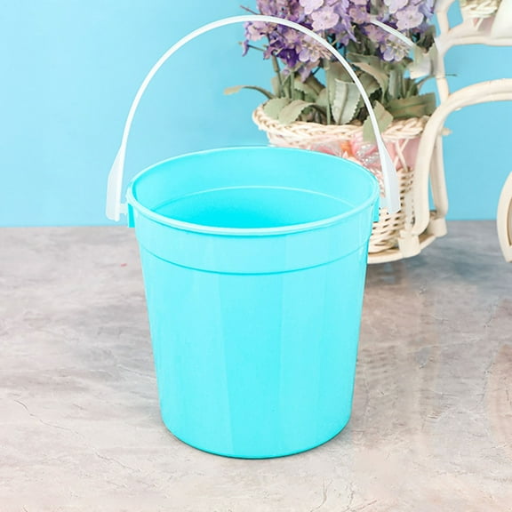 32oz Drink Buckets with Lids Handles Snowflake Design Cookie Container for Party Snacks Pool Summer Supplies
