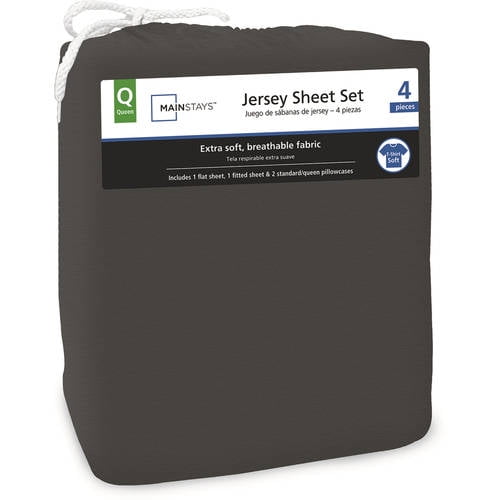 Jersey Knit Sheet Set, Twin-XL 