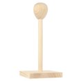 thumbnail image 1 of Miangastore Tabletop Hat Stand Rack Wooden Wig Rack Khaki 1Pcs 4.3x9.8in, 1 of 8