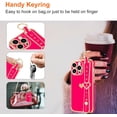 thumbnail image 7 of IPhone 14 Pro Max Case, Cute Love-Heart Plating, Bling Silicone, Camera Lens Protection, Shockproof Bumper for Women & Girls (6.7"), 7 of 7